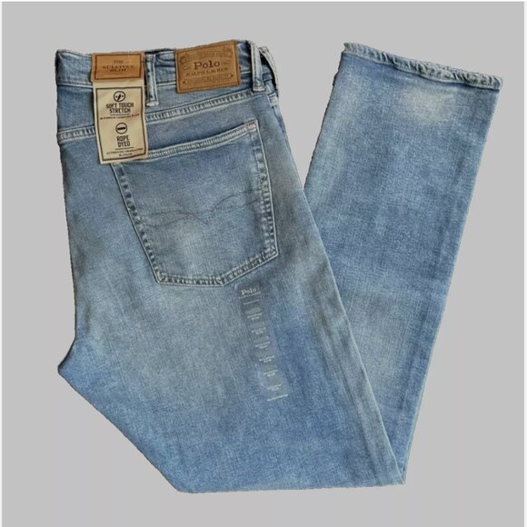 Polo Ralph Lauren Light Blue Denim The Sullivan Slim Jeans